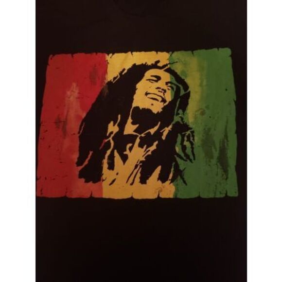Vintage Bob Marley Songs of Freedom T Shirt Tee Size Large Made in USA Pro Tag - Picture 2 of 4